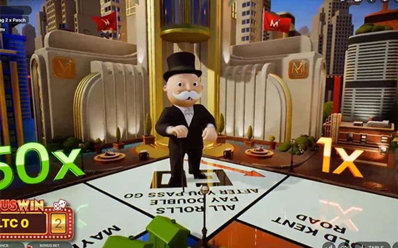 888Php 888Php Monopoly Live: 3D Mr. Monopoly Board Feature, Chance Cards & Roll Multipliers mechanical walkthrough and table diagram